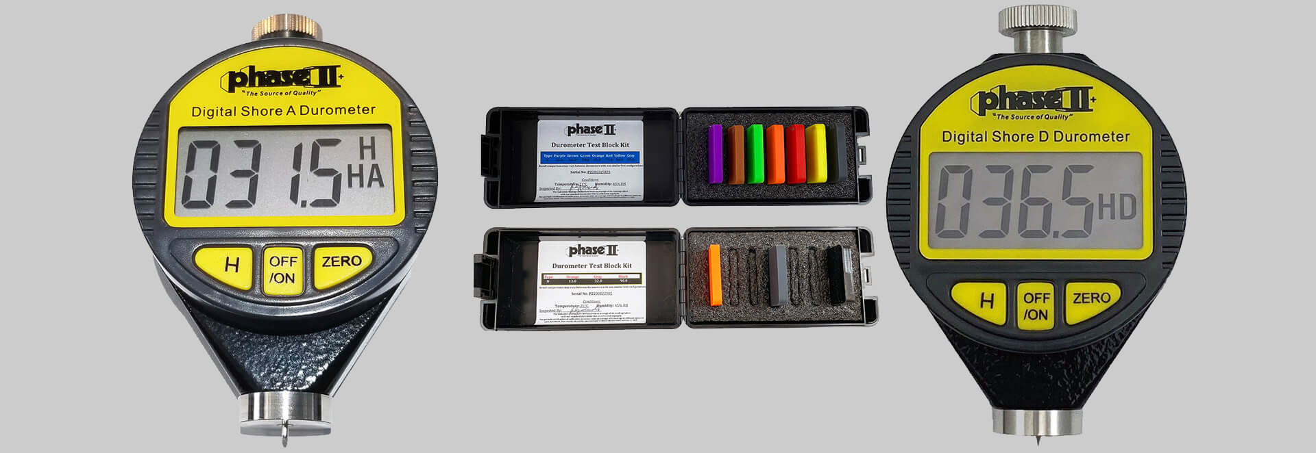 Durometers, shore durometers, rubber hardness testers, Shore A durometers, Shore D Durometers